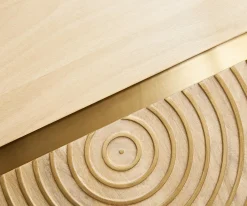 LowboardBudaya 220 cm Mango Natur 4 Türen schwebend Sofort versandfertig