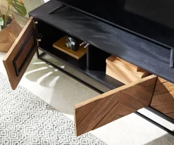 LowboardFamke 145 cm Mango Teak 3 Türen Sofort versandfertig