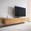 LowboardKayu 220 cm Akazie Natur 4 Türen schwebend Sofort versandfertig