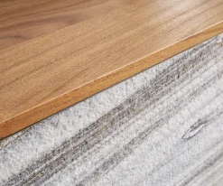 LowboardKleo 200 cm Akazie Natur 4 Türen schwebend Sofort versandfertig