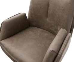 Lowboardkorpus Cuor 250 cm Keramik Beton Grau 1 Klappe 1 SchubfachClea-Flex Strukturstoff Soft Taupe Drehfuß höhenverstellbar Metall Schwarz Sofort versandfertig