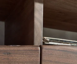 LowboardLive-Edge 230 cm Akazie massiv Braun 4 Schübe Sofort versandfertig
