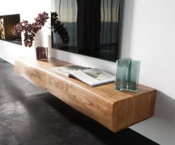 LowboardNew Live-Edge Live-Edge 175 cm Akazie Natur 4 Türen schwebend Sofort versandfertig