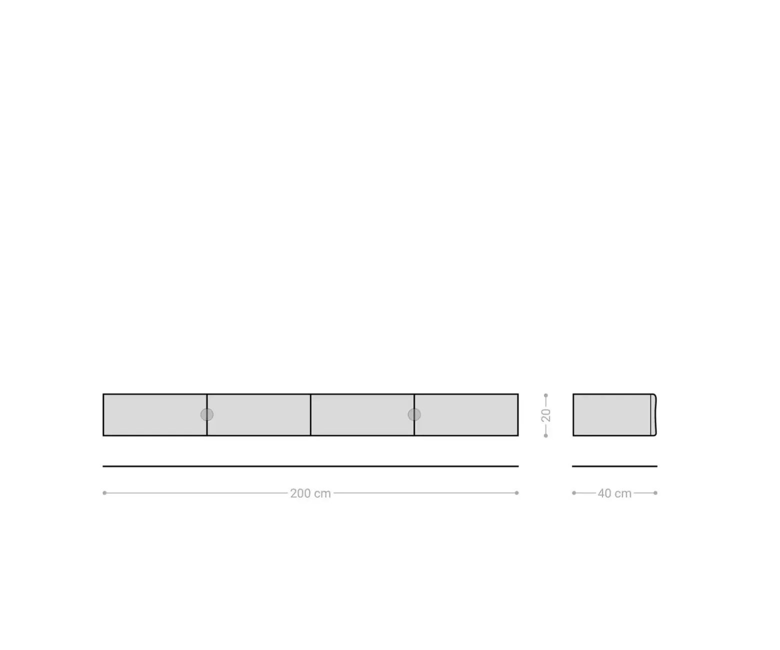 LowboardNew Live-Edge Live-Edge 200 cm Eiche Natur 4 Türen schwebend Versandfertig ca. 13.11.26