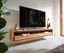 LowboardStonegrace 175 cm Akazie Natur 1 Fach 3 SchubladenSteinfurnier schwebend Sofort versandfertig