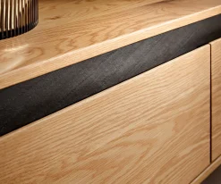 LowboardStonegrace 240 cm Eiche Natur 4 Türen Schwebend Sofort versandfertig