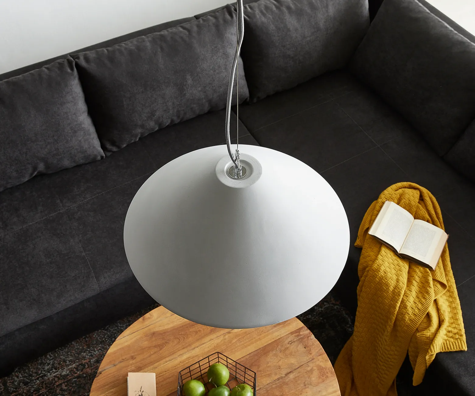 PendelleuchteFatua 40 cm Beton 60 W Pendelleuchte Hängeleuchte Sofort versandfertig