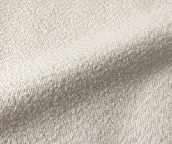 PolsterbettgestellPerlla 180x200 cm Bouclé Creme-Weiß Sofort versandfertig