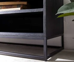 SideboardFamke 145 cm Mango Teak 2 Türen 3 Fächer Sofort versandfertig
