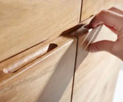 SideboardLive-Edge 172 cm Akazie Natur 4 Türen 4 Schübe Sofort versandfertig