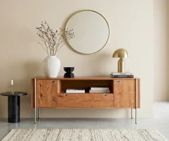 SideboardRivoro 175 cm Akazie Natur 2 Türen 1 Schubfach 1 Fach Sofort versandfertig