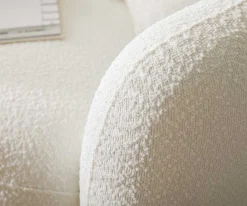 3-SitzerLarna 260x120 cm Bouclé Creme-Weiß Sofort versandfertig