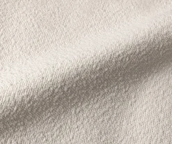 SofaEdina 330x170 cm Bouclé Creme-Weiß Sofort versandfertig