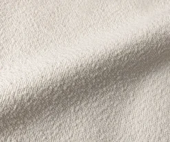 SofaRoya 320x140 cm Bouclé Creme-Weiß Sofort versandfertig