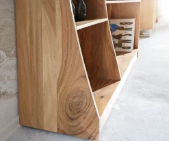 StandregalLive-Edge 120 cm Akazie Natur rechts Sofort versandfertig