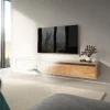 WandbefestigungWandkonsole Lowboards 2er Set Schwebend TV-Tisch Sofort versandfertig