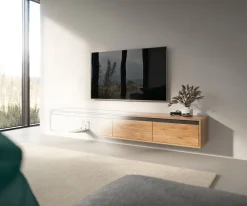 WandbefestigungWandkonsole Lowboards 2er Set Schwebend TV-Tisch Sofort versandfertig