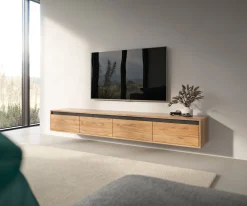 WandbefestigungWandkonsole Lowboards 2er Set Schwebend TV-Tisch Sofort versandfertig
