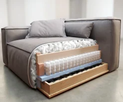 WohnlandschaftFreestyle Cozy 360x290 cm Strukturstoff Soft Grau Versandfertig ca. 16.10.26