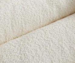 WurfkissenSirpio 70x70 Bouclé Creme-Weiß Sofort versandfertig