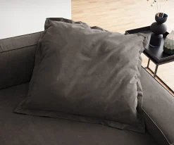 WurfkissenSirpio 70x70 Mikrofaser Khakibraun Sofort versandfertig